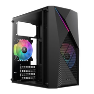 KEYTECHh STORM TROOPER / DARTH VADER Series Mini Tower Gaming PC Case White or Black Gaming Case Tem