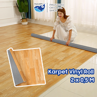 KARPET LANTAI VINYL TEBAL 0.7 MM |  METERAN TEBAL | IMPORT CHINA |  LEBAR 2 METER DIJUAL PER 50 CM T