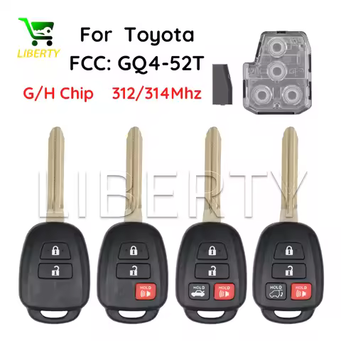 Ly For Toyota RAV4 Highlander Sequoia Tund 2013-2019 Remote Head Key Fob 89071-0R020 89070-0R100 FCC