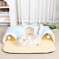 Pet Plush Cat Tunnel Foldable Washable Cat Tunnel Toy Cat Dog Sleeping Mat