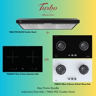 [Bundle] Turbo Italia - Induction Hob/Gas Hob + TM65-902 Cooker Hood