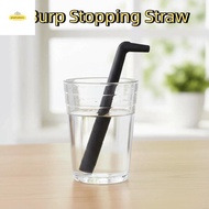 JEWELRYBOXSS 5 Pieces Belch Stopper Straw, PP Effective Hiccup Straw, Practical L-Shaped Reusable Un