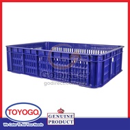 TOYOGO 31L Industrial Storage Basket (4715) Heavy Duty Plastic Stackable Factory Warehouse Crate Box