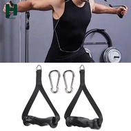 Eigell 2Pcs Grip Attachments Resistance Band Grips Pull Down Strap Tricep Bicep Strap Heavy Duty Cab
