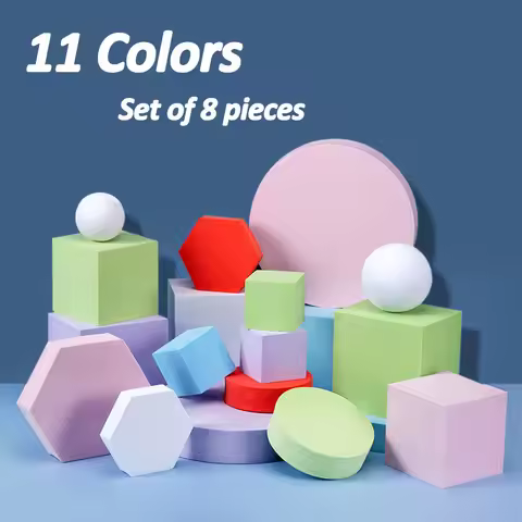 Foam Cube Photography Backdrops Props 10Colors Waterproof Photo Background Decoration Still Life Pho
