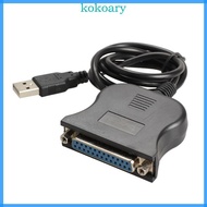 KOK 80cm USB to DB25 25Pin Parallel Port Printer Converter Cable USB2 0 Adapter