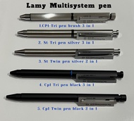 ปากกา Lamy รุ่น St Tri Pen / CP1 brushed tri pen / Twin pen / CP1 Twin pen เป็นทั้งปากกาและดินสอกด Made in Germany.