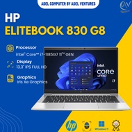(6 MONTH WARRANTY) HP EliteBook 830 G8 Notebook 11th Gen Core i7(1185G7) 14"FHD Windows 11Pro