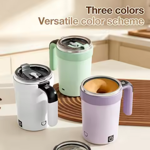 Mug Automatic Rechargeable Magnetic Stirring Cup Electric Mixer Stainless Steel Coffee Mug Rotating 