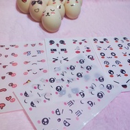 Transparent Transparent Small Fruit Smiley Face Sticker Waterproof Smiley Face Sticker Funny Sticker