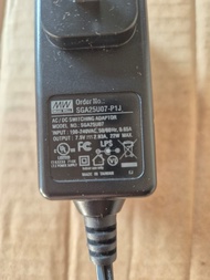 แท้ Mean Well MW SGA25U07-P1J AC Adapter 7.5V 2.93A 22W Power Supply 5.5x2.1 mm (Made in Taiwan)