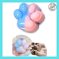 Squeeze Paw Paw Squishy Cat Toy Stress Relief Goods Cat Paw Toy (Pastel Color 2)