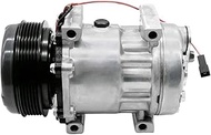 AC Compressor Compatible with Farm Off Road Sanden 8244 SD7H15 1201366 4281803M1 Air For Car Conditi
