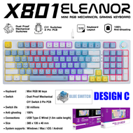 คีย์บอร์ดเกมมิ่ง NUBWO X801 X802 X803 X804 X806 ELEANOR Mechanical Keyboard [ Blue Switch / Red Swit