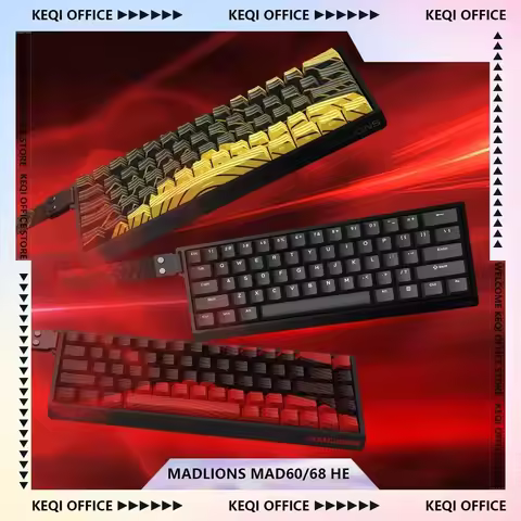 FGG Madcatz Mad60/68 HE Mechanical Keyboards 8K Polling Rate Hot Swap Customized Magnetic Switch Wir