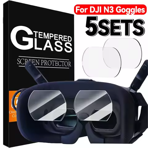 5-1sets HD Tempered Glass Screen Protector Water-proof Oil-proof 9H Anti-Scratch Film for DJI N3 Gog