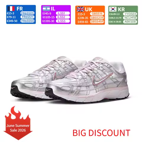 Nike P-6000 Women's Running Shoes Retro Style Premium Cushioning Lightweight Comfort for Everyday We