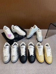 紫鑽🌟誠信商家🌟💜全新Chanel 香奈兒女鞋菱格棒球德訓鞋運動休閒鞋