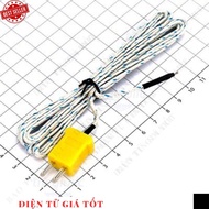 TES-1310 Thermal Sensor Wire K Plug -50~450 C 1m long Electronic Round Head 886