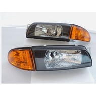 [BARU] DEPO EVO 3 EVO3 Crystal Headlight Head Lamp Lampu Depan Signal Oren Set Wira Satria EVO 1 2 3