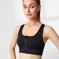 COD Zipper Sport Bra Premium Anti Shock Gym Yoga  Seamless BH