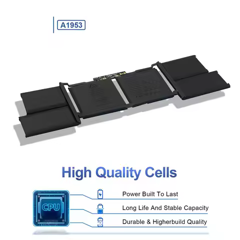 A1953 A1990 Battery Replacement for MacBook Pro 15" Mid 2018 2019 EMC 3215 EMC 3359 Touch Bar MV902L