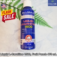 30% Sale!!! EXP.01/26 แอล-คาร์นิทีน ชนิดน้ำ Liquid L-Carnitine 1500 mg 473 mL - ALLMAX