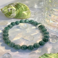 Zada  Natural Jadeite Grade A 8mm Blue Water Jade I Wealth I Health I Protection I Good Fortune  精品G