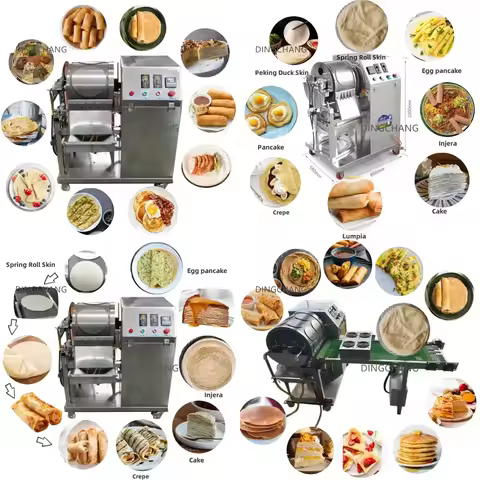 Penang Bread Machine Samoon Making Machine Tortilla Bread Production Line Roti Making Machine Fully