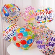 Set of 4D balloons in print + 1 70cm branch mika balloon post with jumbo, bobo, 4D balloons, 4D ball