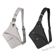 【Ready Stock】 № C23 Anti-Theft Sling Chest Bag Shoulder Crossbody Daypack Multifunction Water Resistant Travel Backpack for Men Women