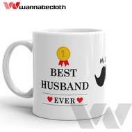 Unique Mug Glass Souvenir Gift Mug Husband Best Husband Ever v2
