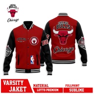 Varsity jacket BASEKET BALL CHICAGO BULLS  VARSITY tim Basket- VARSITY JAKET BOMBER BASKET BALL TIM