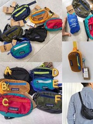 Patagonia 尼龍迷李拼色腰包