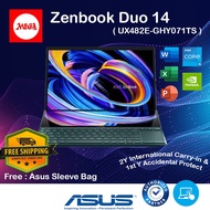 Asus ZenBook Duo 14 UX482E-GHY071TS / i5-1135G7 /8GB RAM/512GB SSD/ NVIDIA MX450/ WIN 10 / 14" TOUCH  SCREEN LAPTOP