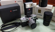 台中售徠卡 Leica M6 TTL 相機+APO Summicron-M 90mm+ Summicron 50mm等三鏡與閃光燈全套