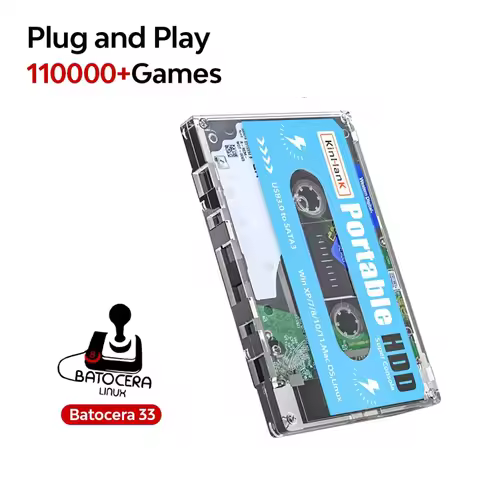 Super Console 500G Gaming HDD 100000 Video Games 70 Emulators For DC/MAME/SS/NAOMI/PS2/PS1 Plug and 