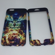 Case Kutis Iphone 6 Plus 6s (Bird Pattern In Flame) New Arrival Front-Back Cover Luminous Vintage