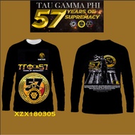 Tau Gamma Phi triskelion Frat brotherhood 57th Anniversary long Shirt Full Sublimation001.23