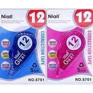 Correction Tape 8m/12m Length Economy Tape Pemadam Pen Tanpa Kesan