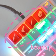 4pcs ABS Keycap CSGO Translucent Cf Crossfire Cut Gun Shortcut Key WASD Direction Keycap SSH L94B