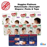 Huggies Platinum Naturemade | Overnight Pants Diapers | Pants & Tape | Carton
