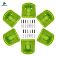 6Pcs Battery Holder for  18V Wall Mounted Battery Mounts Portable Li-Ion Battery Hanger Battery Stor