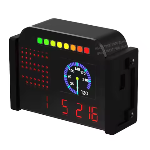 PC USB Simracing Game Multifunctional Dashboard Display Meters For Thrustmaster / Logitech /SIMAGIC 