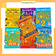 Bộ The Worlds Worst Children - David William 7 books nhập khẩu