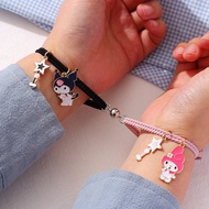 2pcs Magnetic Couple Charms Pendant Bracelet Friendship