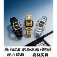 Suitable for Casio AE1200 AE1300 VS1600 Modified 316L Stainless Steel Metal Case Hardened Mineral Gl