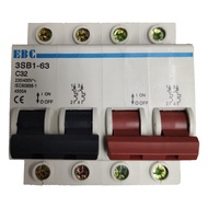 MTS 32A 2Pole 4.5KAIC 220V Single Phase Manual Transfer Switch DIn Rail Mounting 3SB1-32