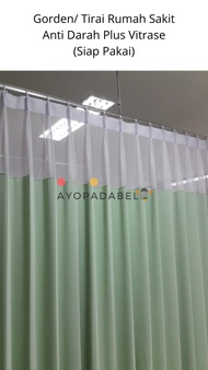 Gorden/Tirai Rumah Sakit Bahan Anti Noda BO Tinggi 250-300cm