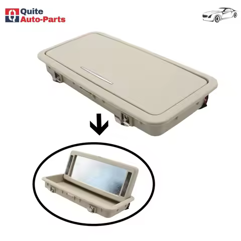 Rear Row Vanity/Makeup Mirror With Lights For Jaguar XJ 2010-2019 3.0L 5.0L V8